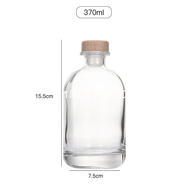 370ml透明果酒瓶